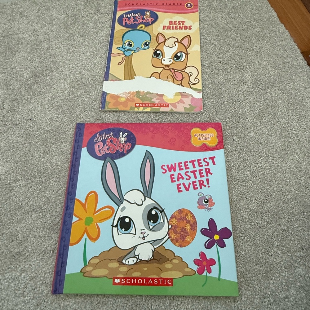Littlest Pet Shop books set of 2
